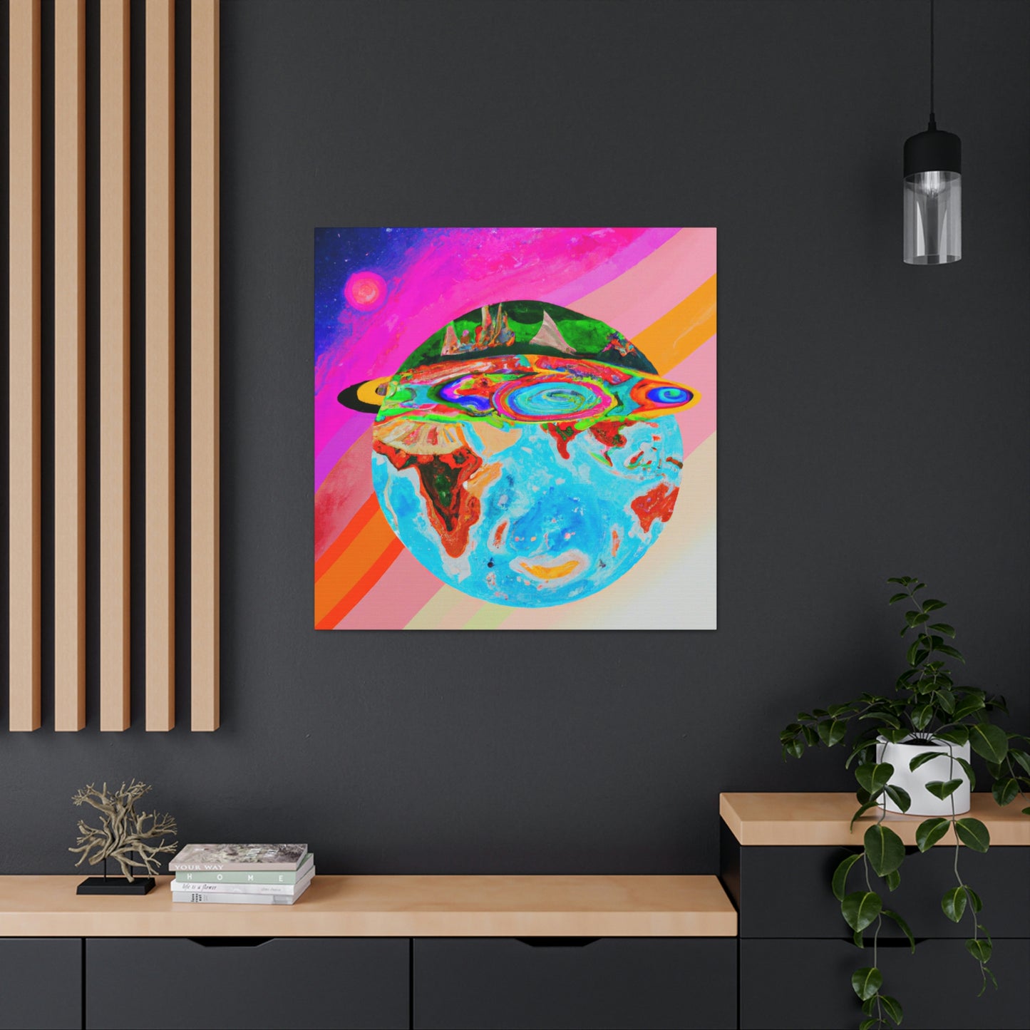 "Exploring the World Through Art" - Canvas