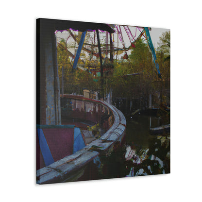 "Lost in the Funhouse: Exploring the Abandoned Amusement Park" - The Alien Canva