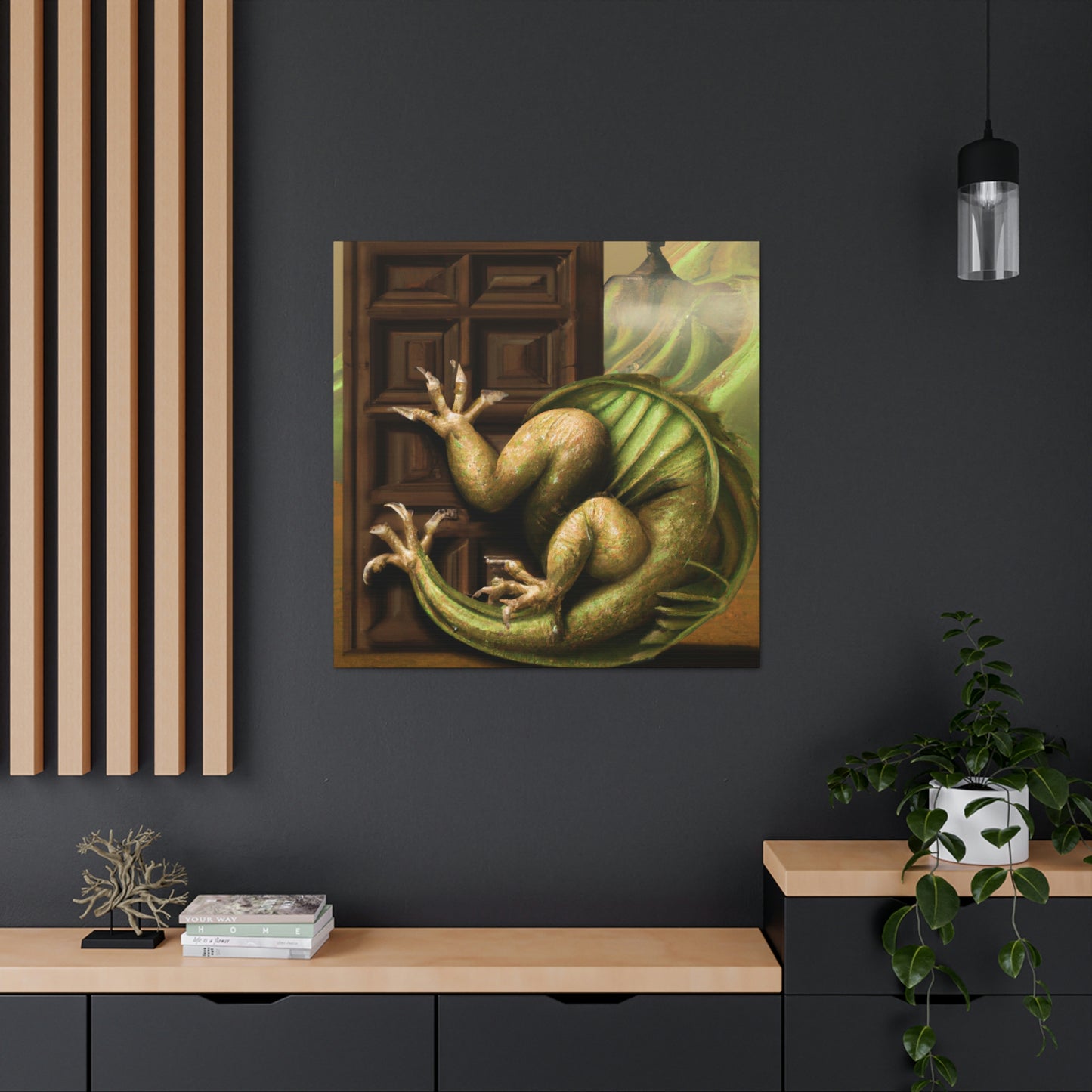 Guardian of the Hidden Door: The Slumbering Dragon - The Alien Canva