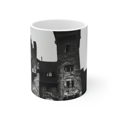 "Castle of Mystifying Secrets: A Haunted Adventure" - The Alien Ceramic Mug 11 oz