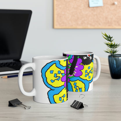 "Dreamy Dalliance" - The Alien Ceramic Mug 11 oz