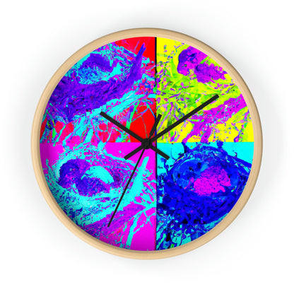 "A Rainbow of Feathered Friends" - The Alien Wall Clock