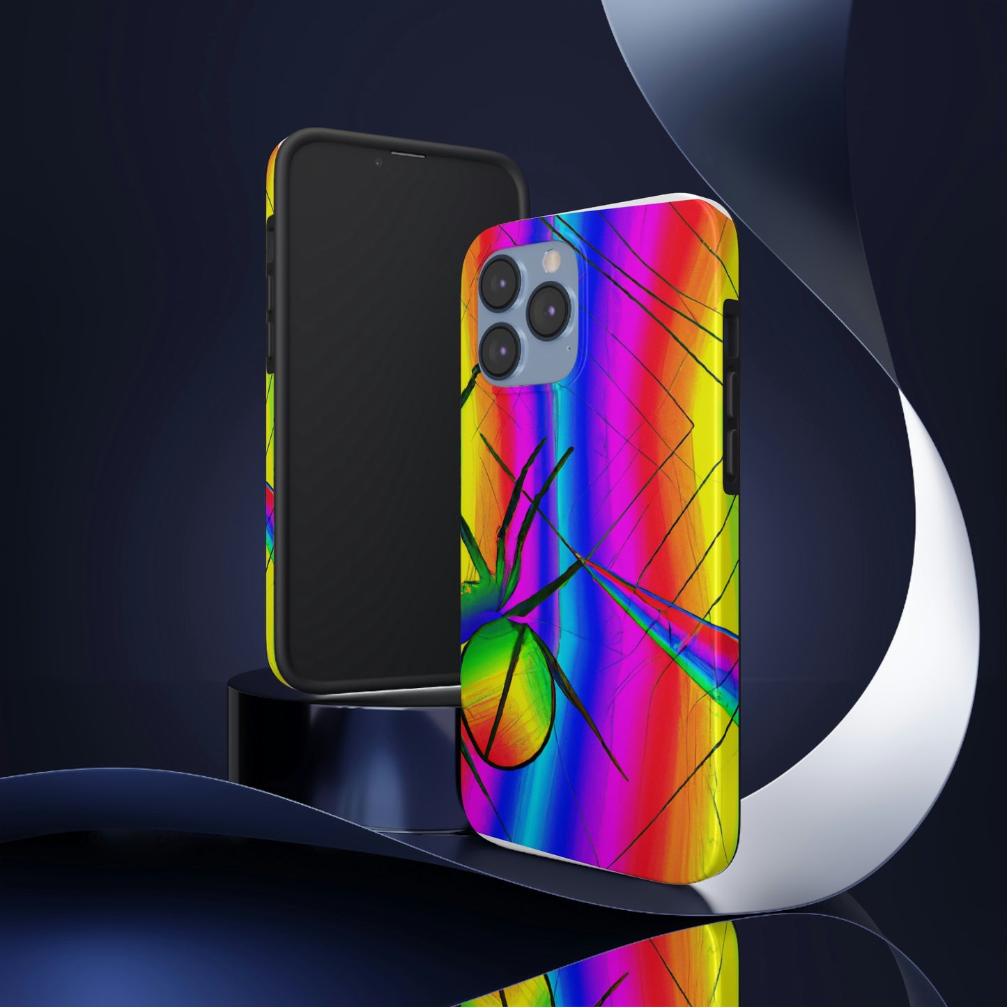 "A Spinnerette's Prismatic Web" - The Alien Tough Phone Cases