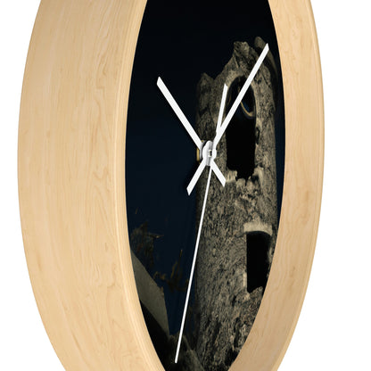 "The Lone Owl's Watchtower" - The Alien Wall Clock