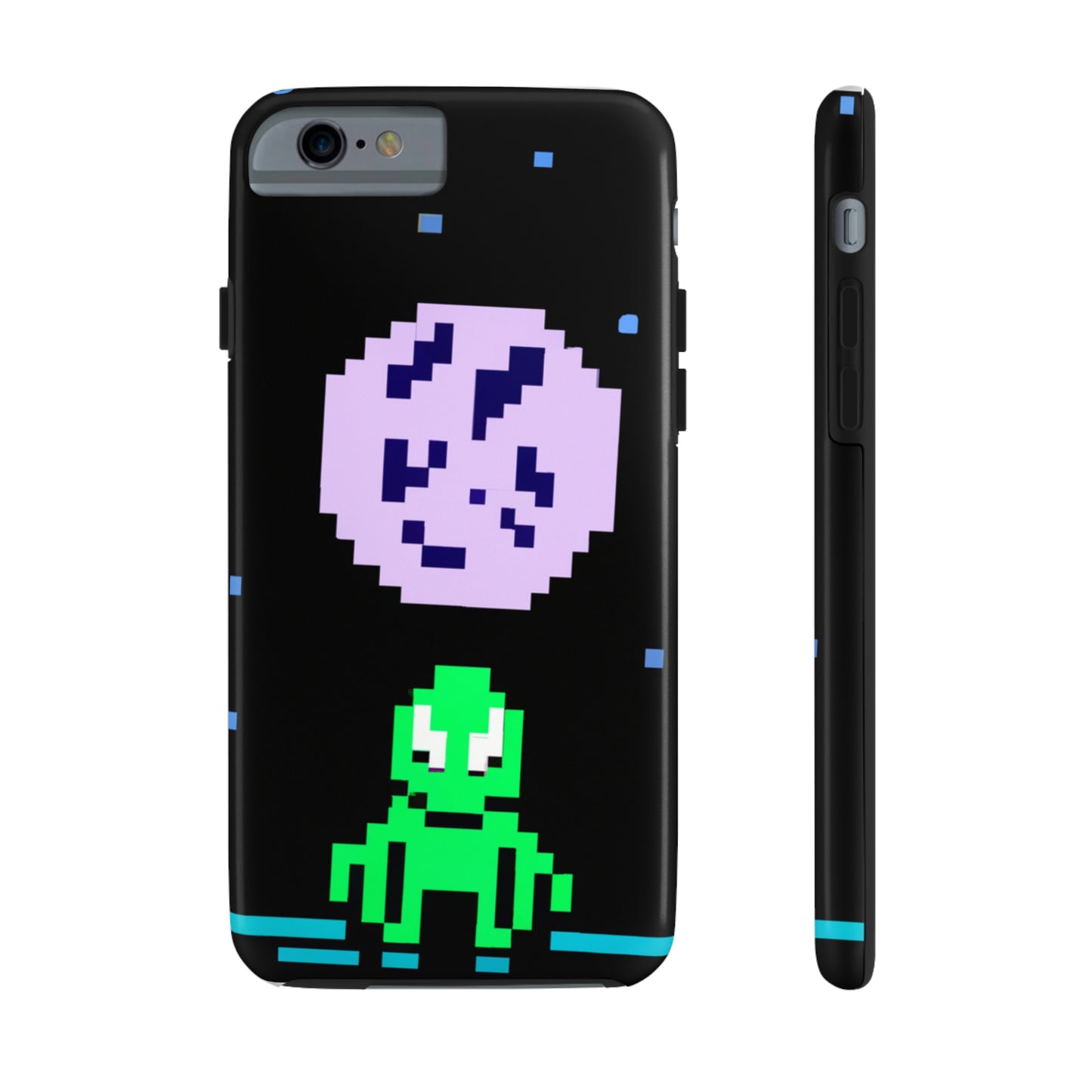 "Testigo solitario del cielo nocturno" - The Alien Tough Phone Cases Pixel Art