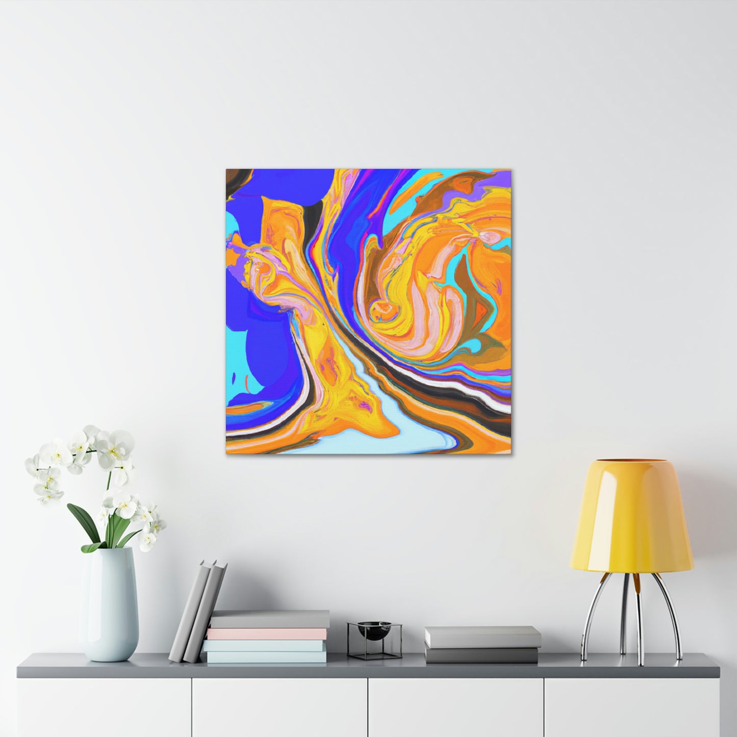 "Earth's Reflection: An Abstract Representation of Nature's Beauty" - The Alien Canva.