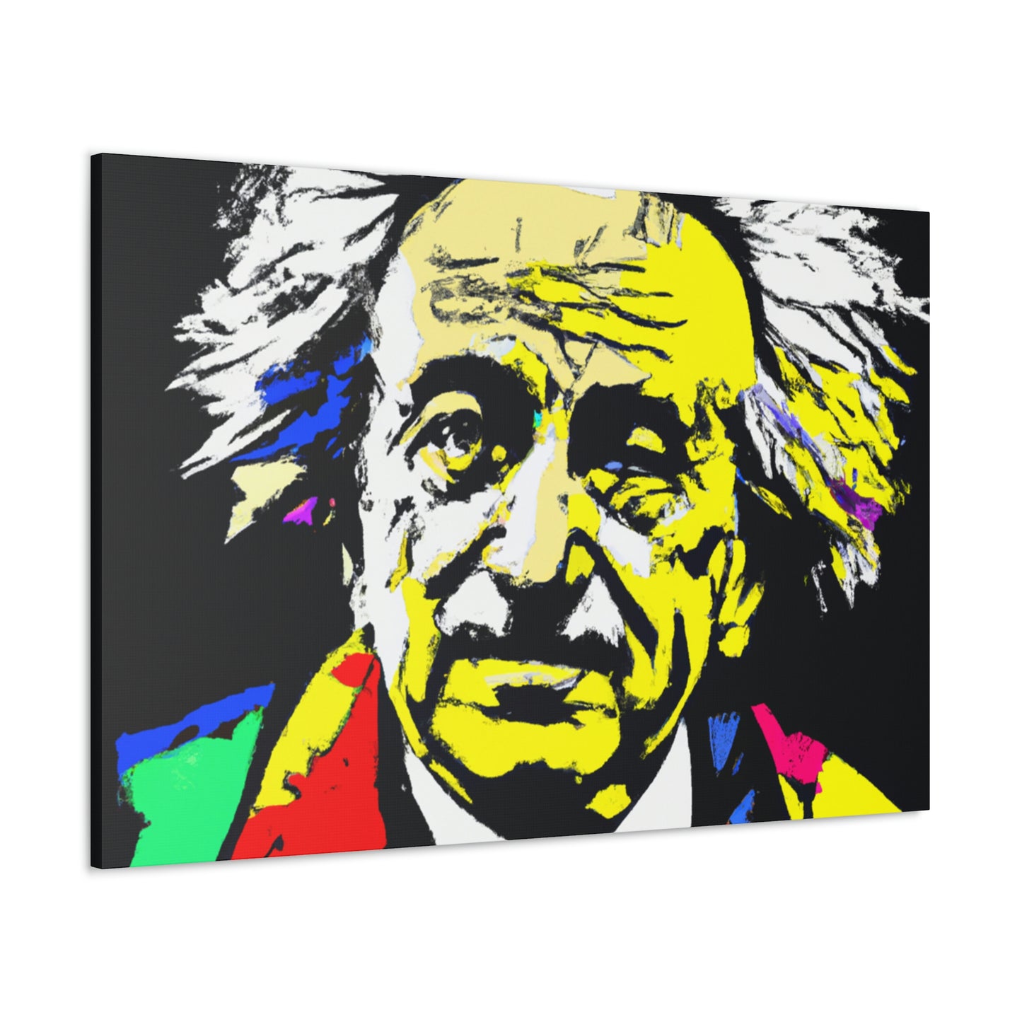 "Albert Einstein: un retrato de arte pop" - The Alien Canva