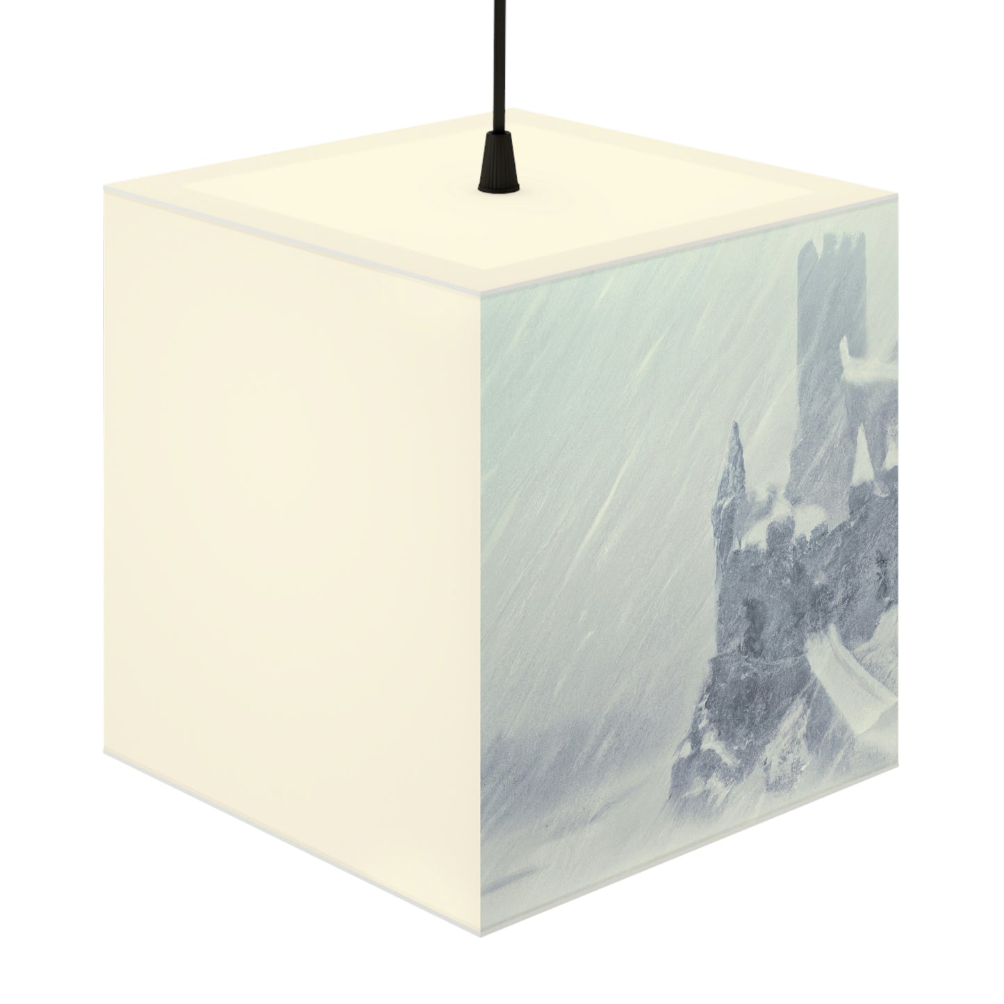 The Lost Castle Within the Snowstorm. - The Alien Light Cube Lamp