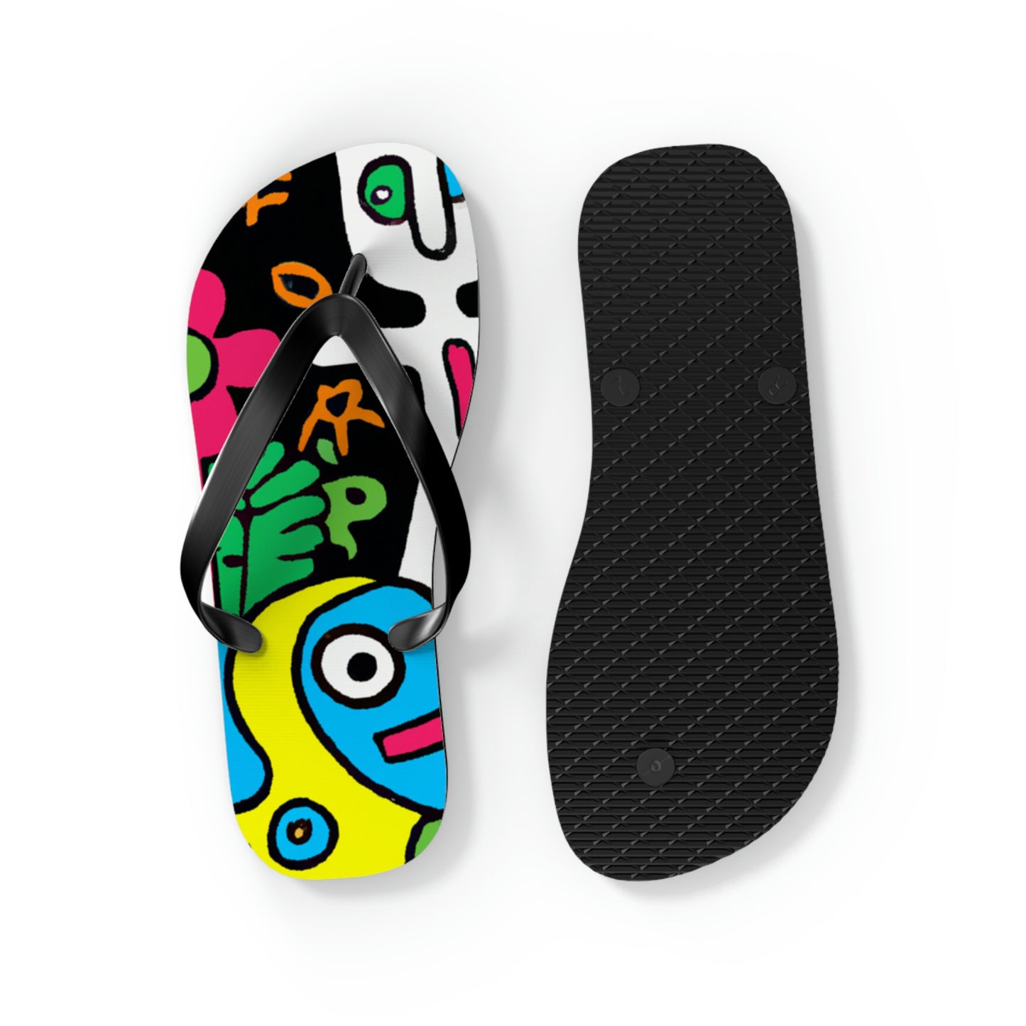 The Enchanted Garden of Wonders - The Alien Flip Flops