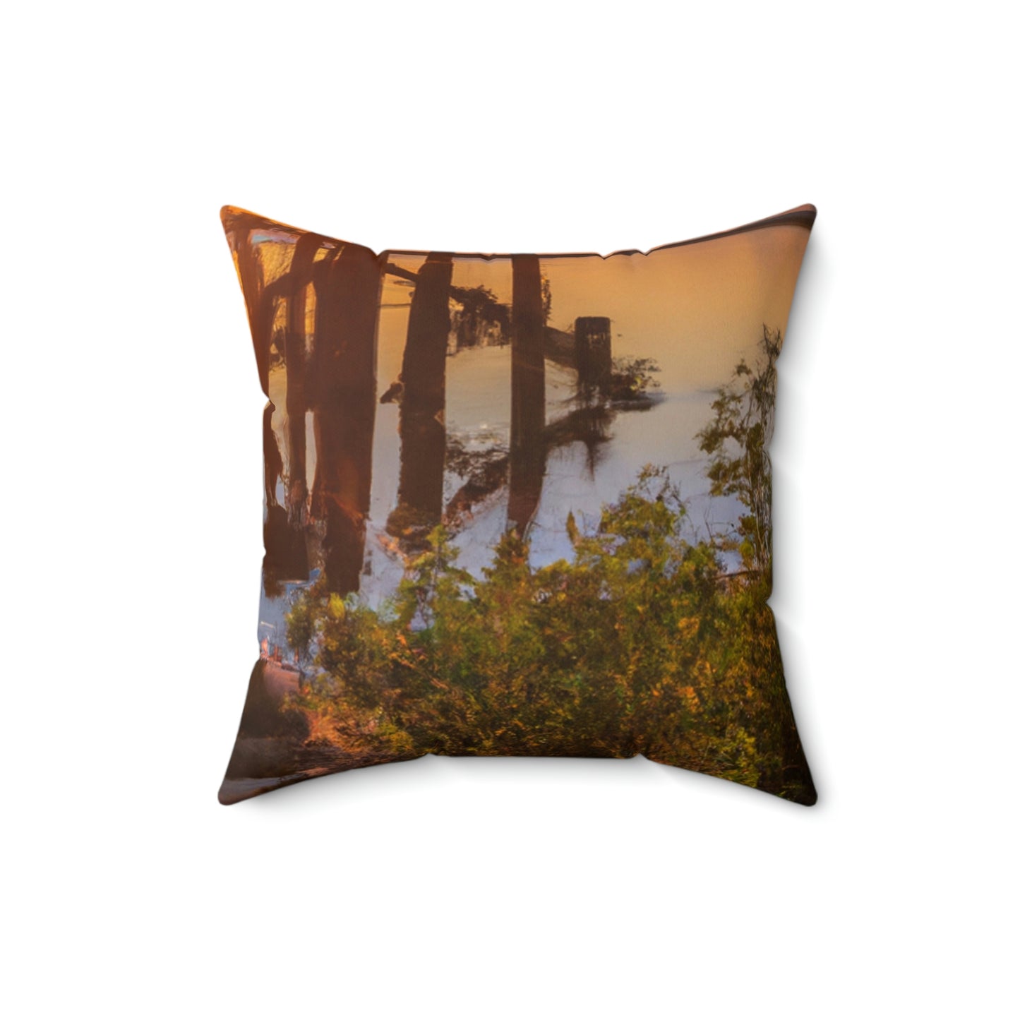 "Eternal Sunrise" - The Alien Square Pillow