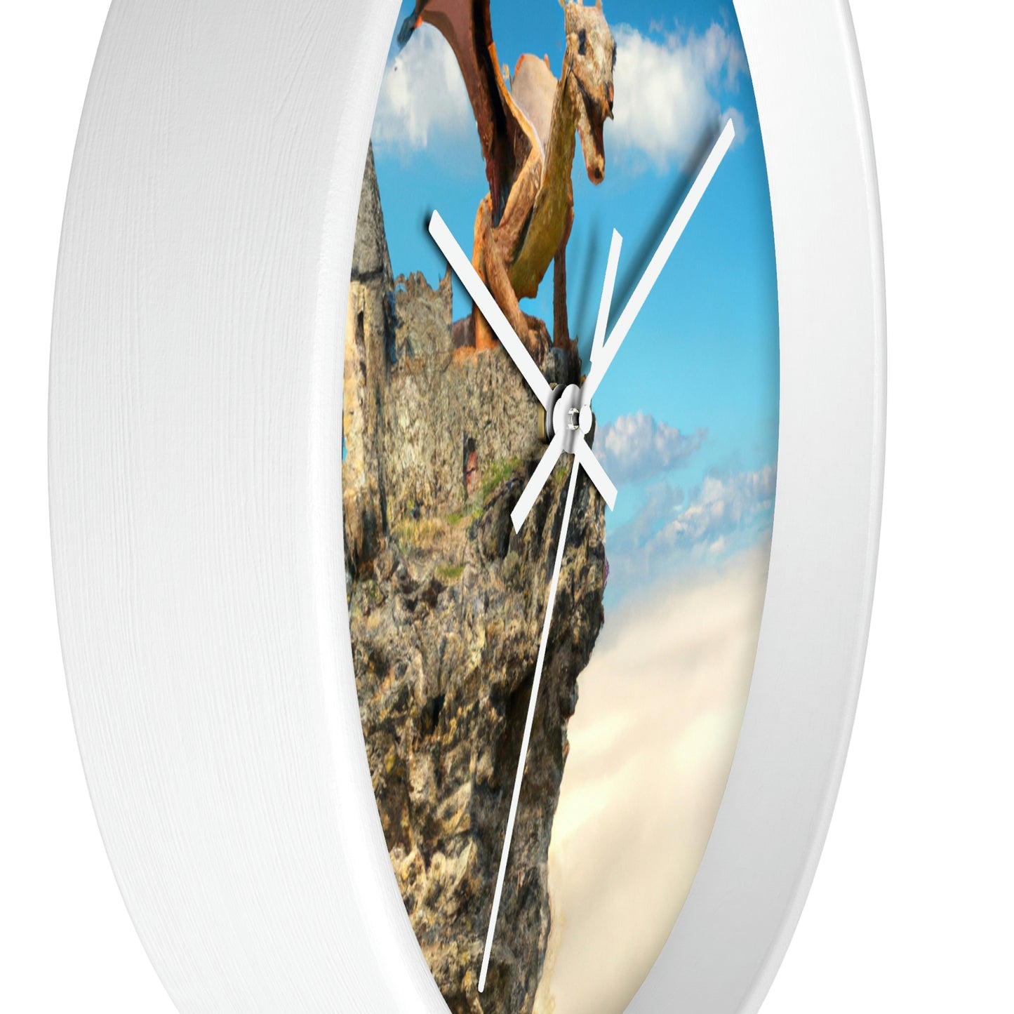 "Dragon Throne of ancients" - The Alien Wall Clock