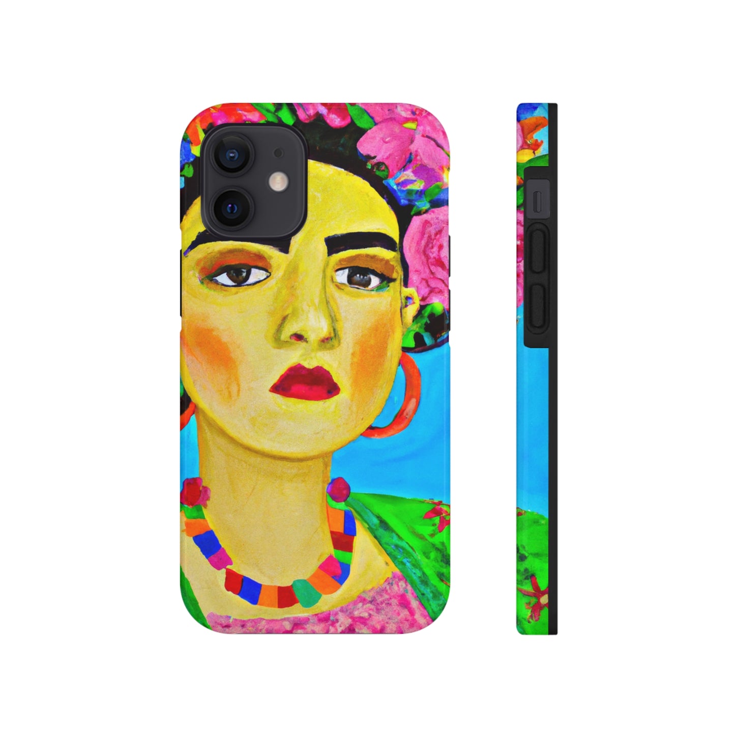 "Fierce and Free: Un tributo a las mujeres mexicanas inspirado en Frida Kahlo" - The Alien Tough Phone Cases