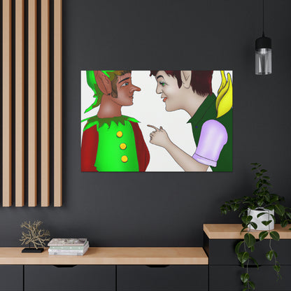 "The Elf and the Rogue's Bonding" - The Alien Canva