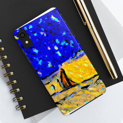 "Enchanted Sands of the Night Sky" - Die Alien Tough Phone Cases