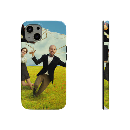 "A Kite Day in the Meadow" - The Alien Tough Phone Cases