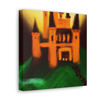 "Mysterious Castle Painting" - The Alien Canva