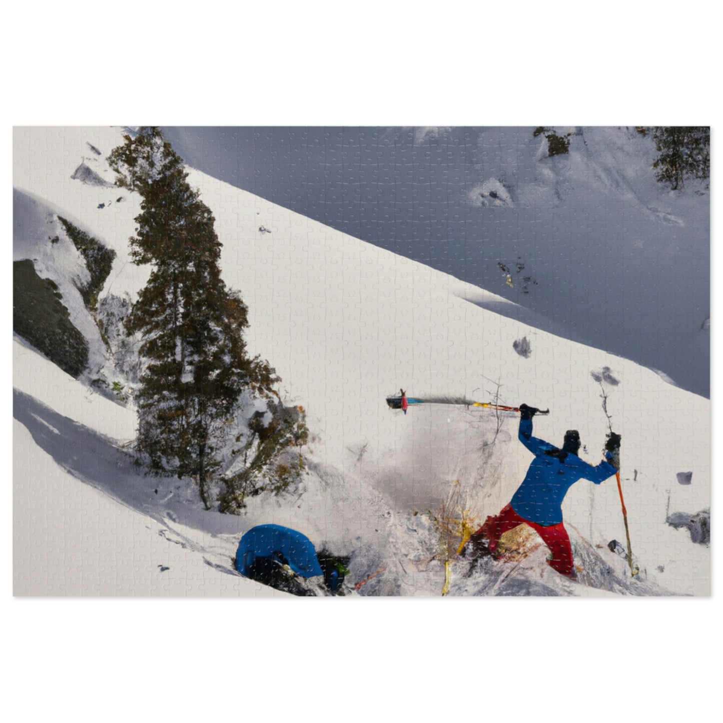 "Avalanche Avalanche: A Spontaneous Ski Trip Gone Wrong" - The Alien Jigsaw Puzzle