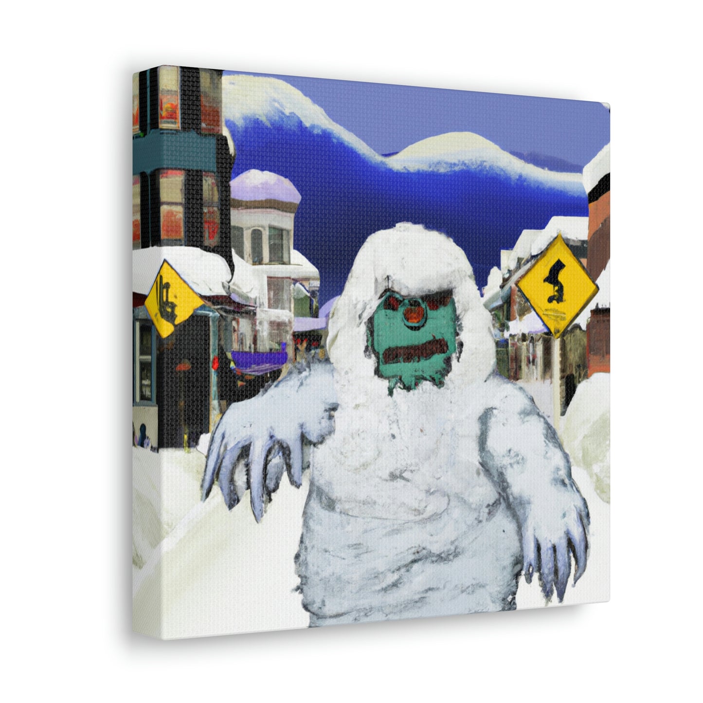 Frozen Terror: The Abominable Snowman's Reign - The Alien Canva