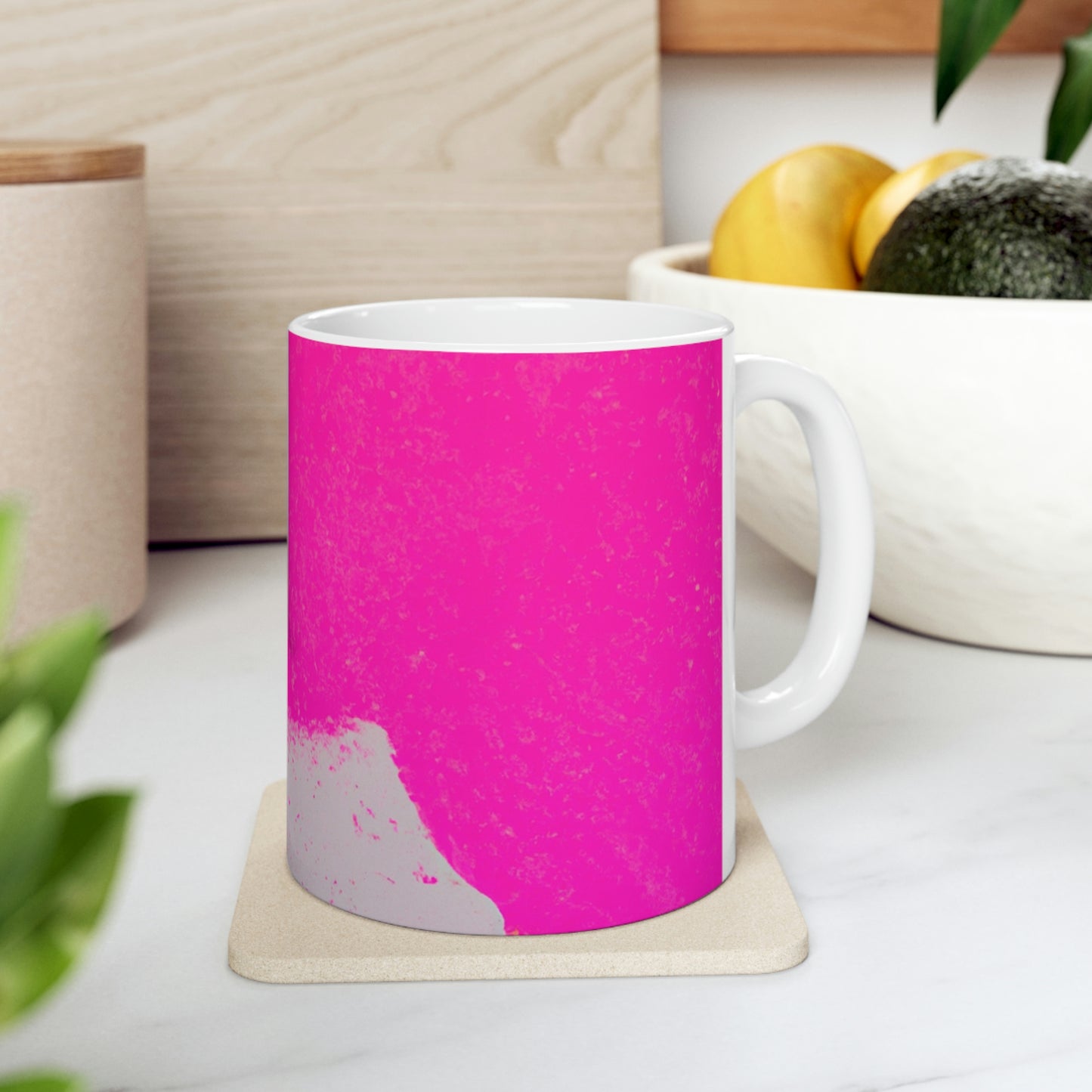 Pink Elephant Galaxies - The Alien Ceramic Mug 11 oz