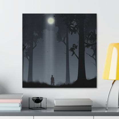 Lost in the Moonlight Forest. - The Alien Canva