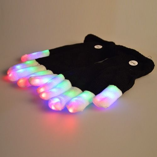 Guante Led Intermitente Luminoso Modo LED 7 - The Alien Party Rave