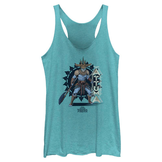 Junior's Marvel Black Panther Wakanda Forever The Barbarian Warlord Attuma Tank Top