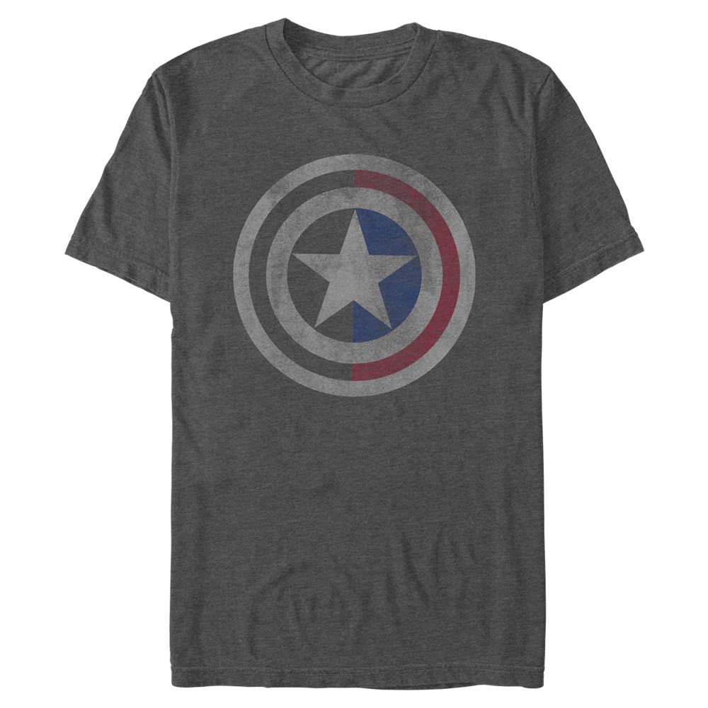 Men's Marvel Captain America Half Shield T-Shirt