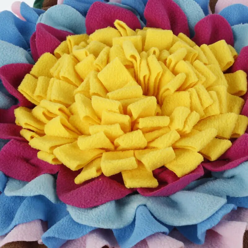 Pet Dog Snuffle Mat Nose Smell Training Sniffing Pad Dog Puzzle Toy Slow Feeding Food Dispenser Carpet Washable Dog Toys