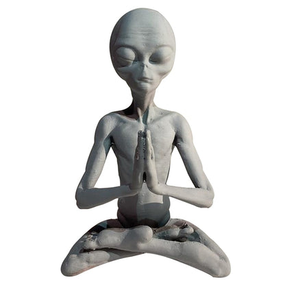 Meditations-Alien-Statue - Die Alien-Skulpturen und Statuen