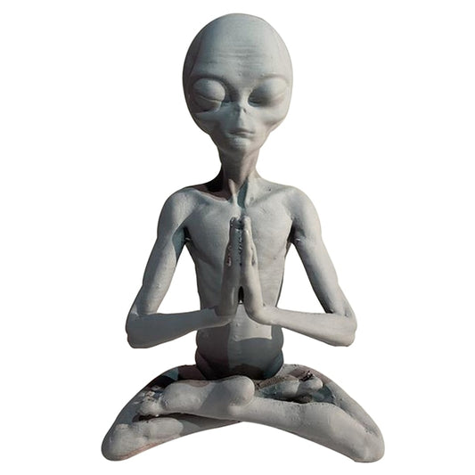 Meditation Alien Statue  - The Alien Sculptures & Statues