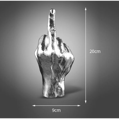 Middle Finger Statue - The Alien Sculptures & Statues