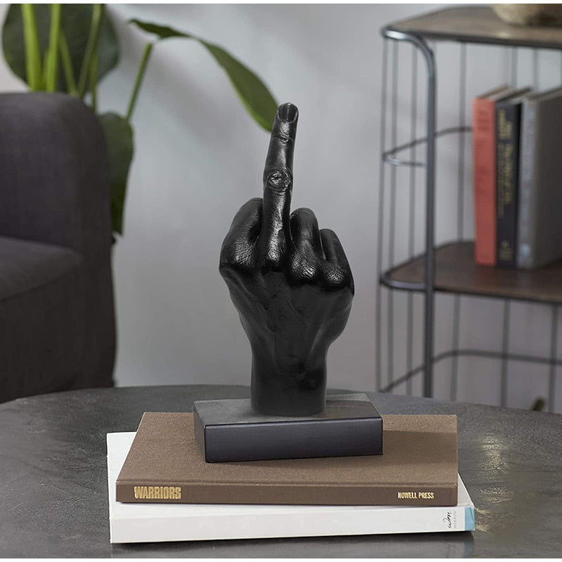 Middle Finger Statue - The Alien Sculptures & Statues