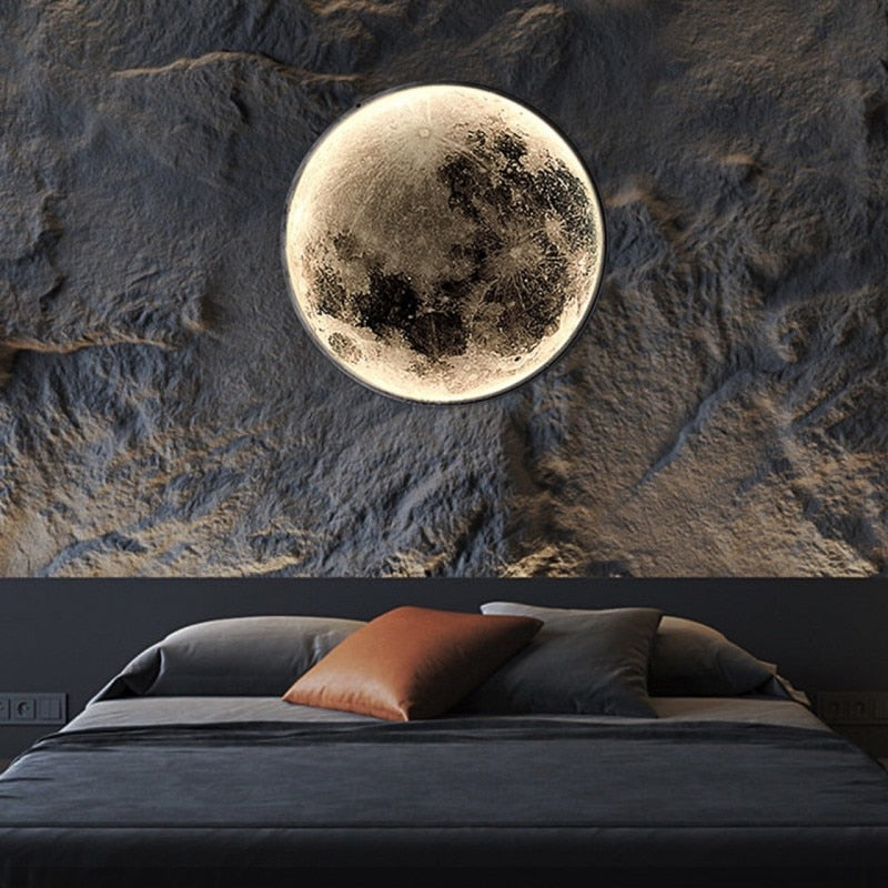 Aplique LED moderno Moon - The Alien Luces decorativas