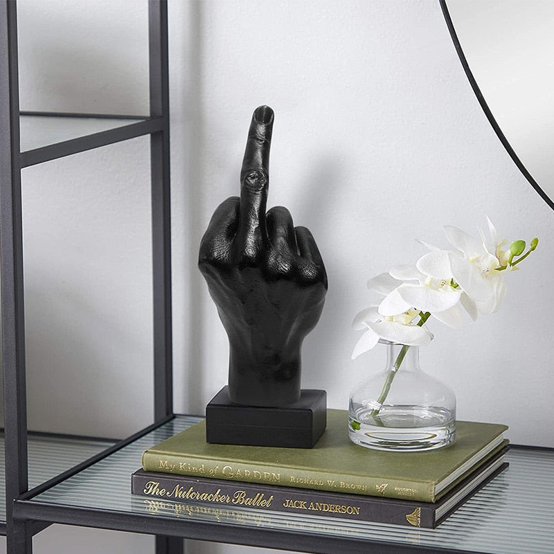 Middle Finger Statue - The Alien Sculptures & Statues