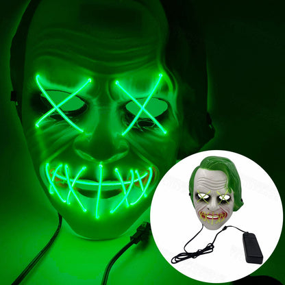 LED Glowing Masks - The Alien Party Rave