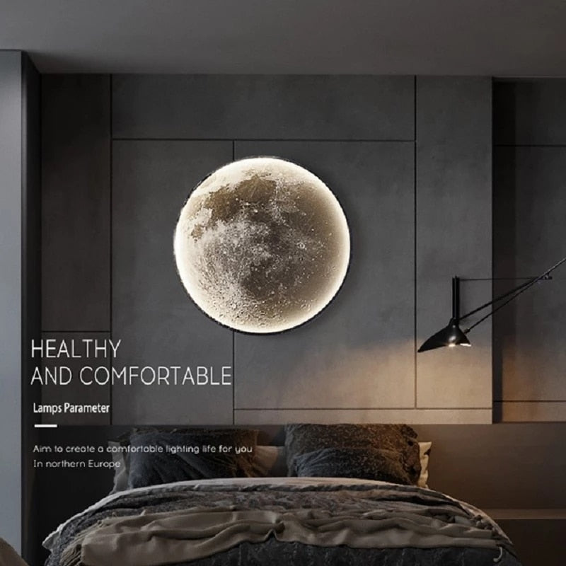 Modern LED Wall Lamp Moon - The Alien Decorative lights