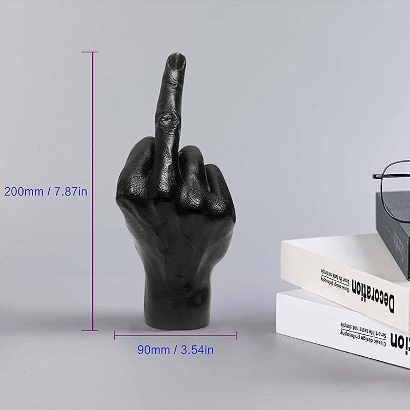 Middle Finger Statue - The Alien Sculptures & Statues