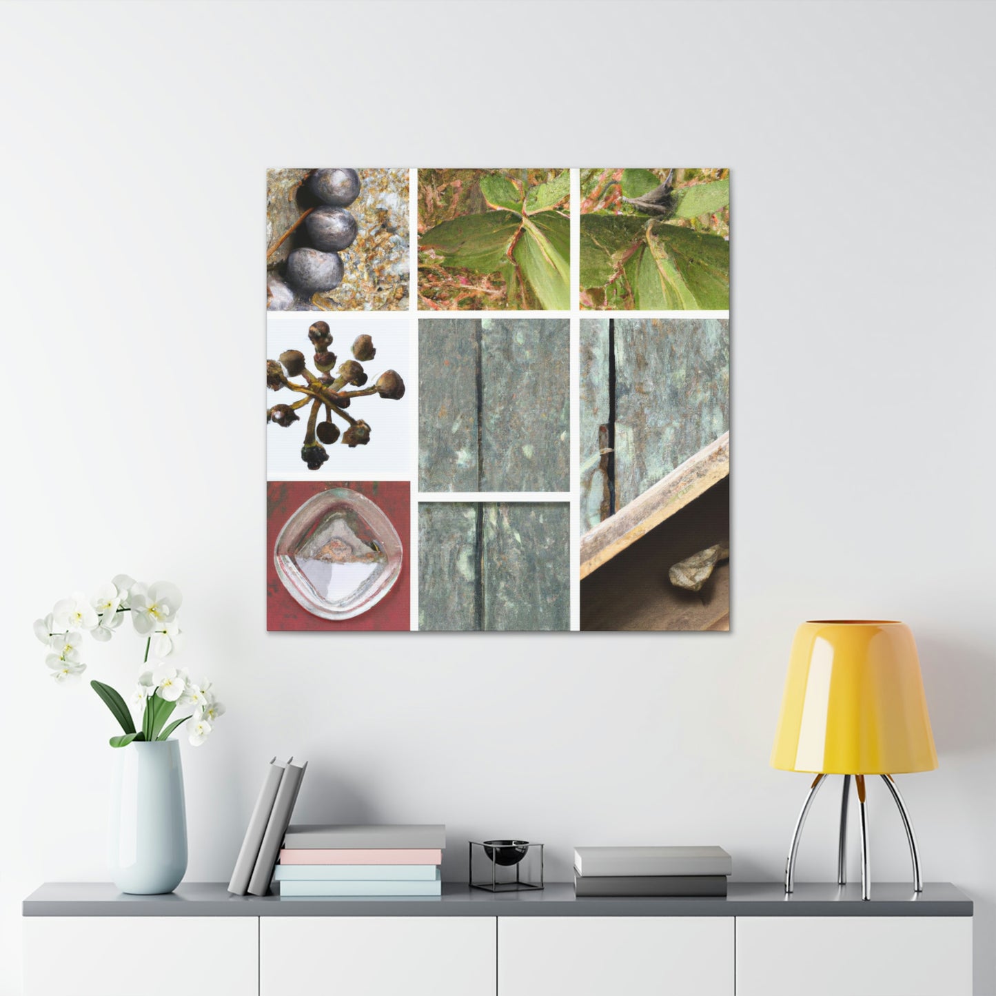 "Nature's Treasures: Celebrating the Beauty of Everyday Objects" - Canvas