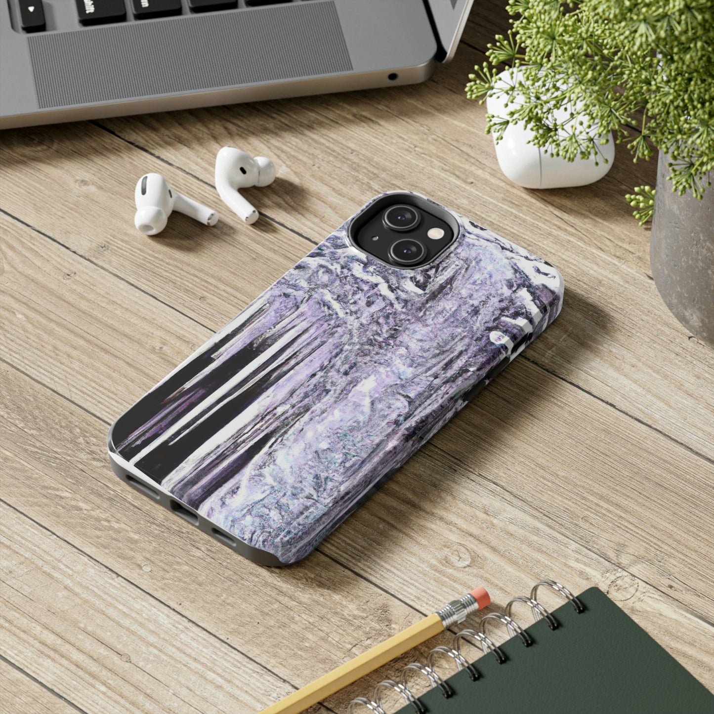 "Frost-Tipped Falls of Glistening Grief" - The Alien Tough Phone Cases