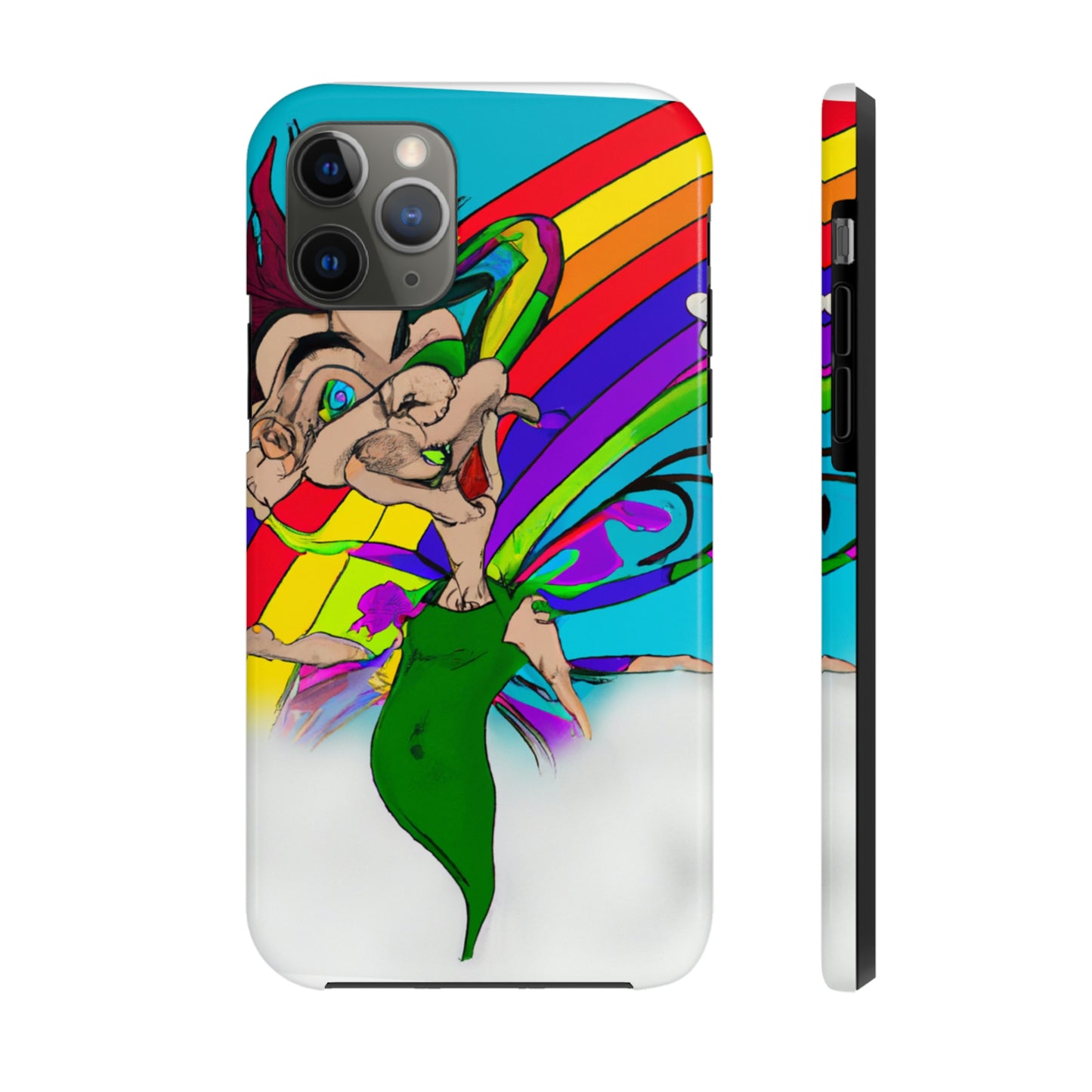 Rainbow Mischief Fairy - The Alien Tough Phone Cases