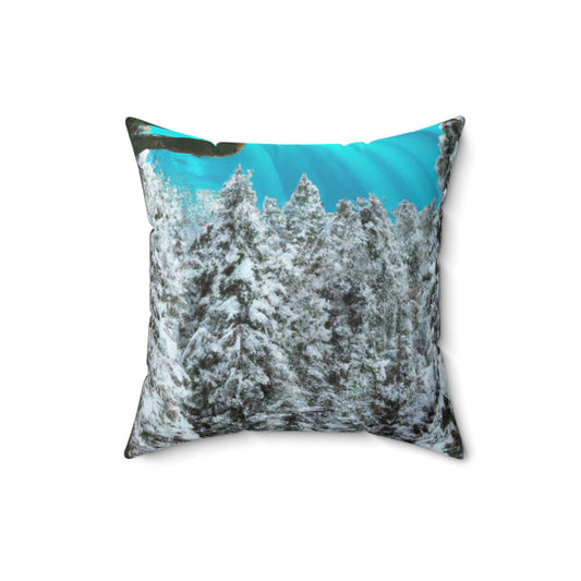 "Frostbitten Hero" - The Alien Square Pillow