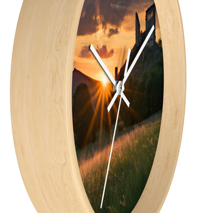 "Enchanted Evening at an Abandoned Castle" - The Alien Wall Clock