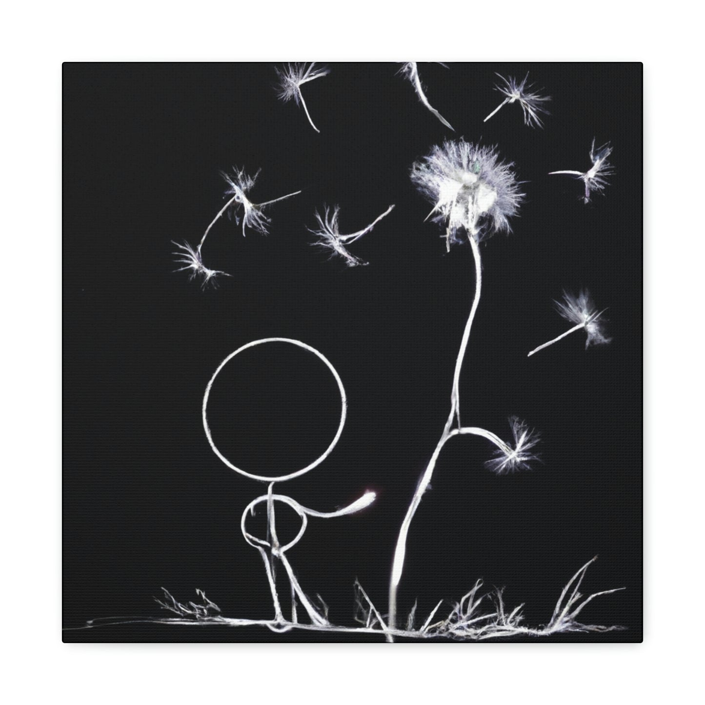 „A Dandelion Flicker in the Midnight Breeze“ – The Alien Canva