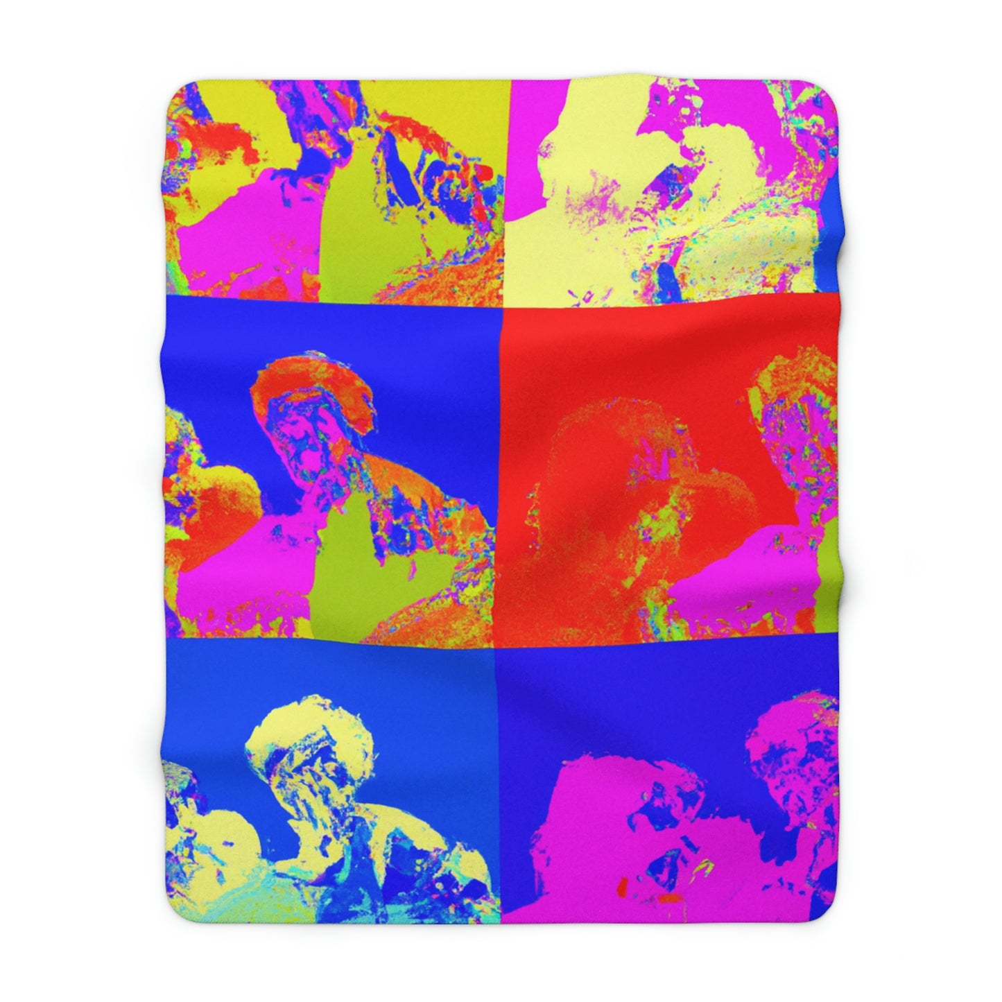 "A Unexpected Friendship Found." - The Alien Sherpa Fleece Blanket