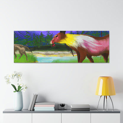 "Celebrating My Heritage: Painting Our Animals in Their Landscape" - Canvas