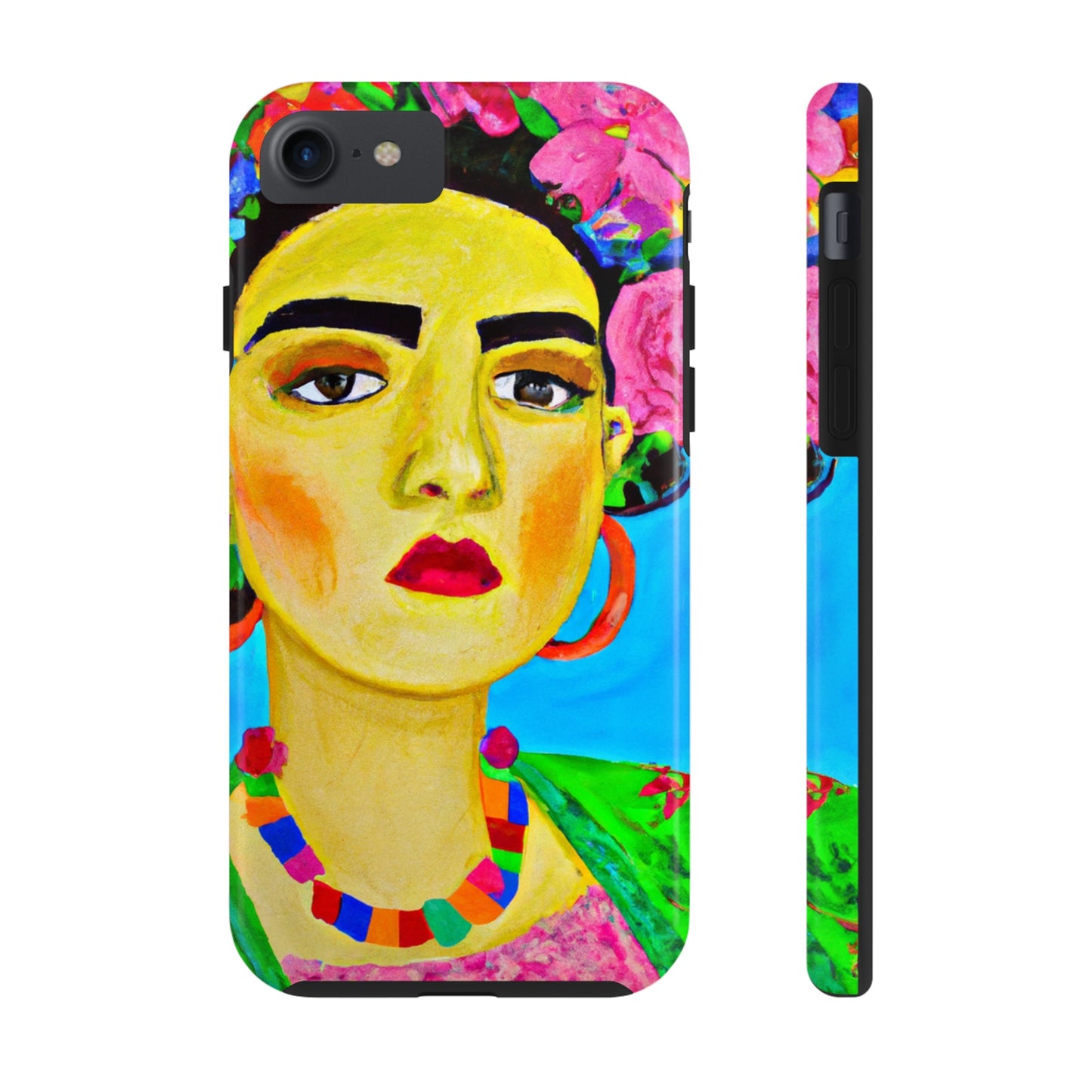 "Fierce and Free: Un tributo a las mujeres mexicanas inspirado en Frida Kahlo" - The Alien Tough Phone Cases