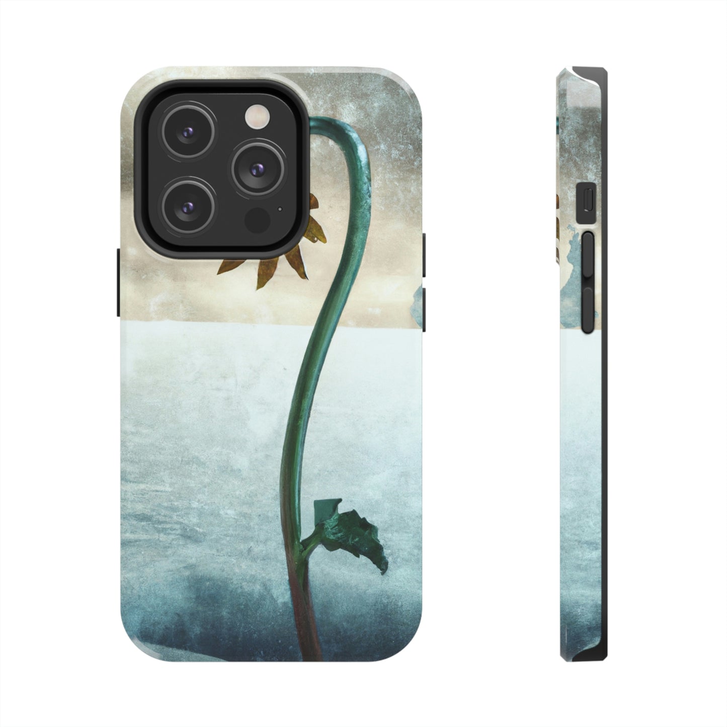 "Fighting the Frost: A Flower's Story" - Die Alien Tough Phone Cases