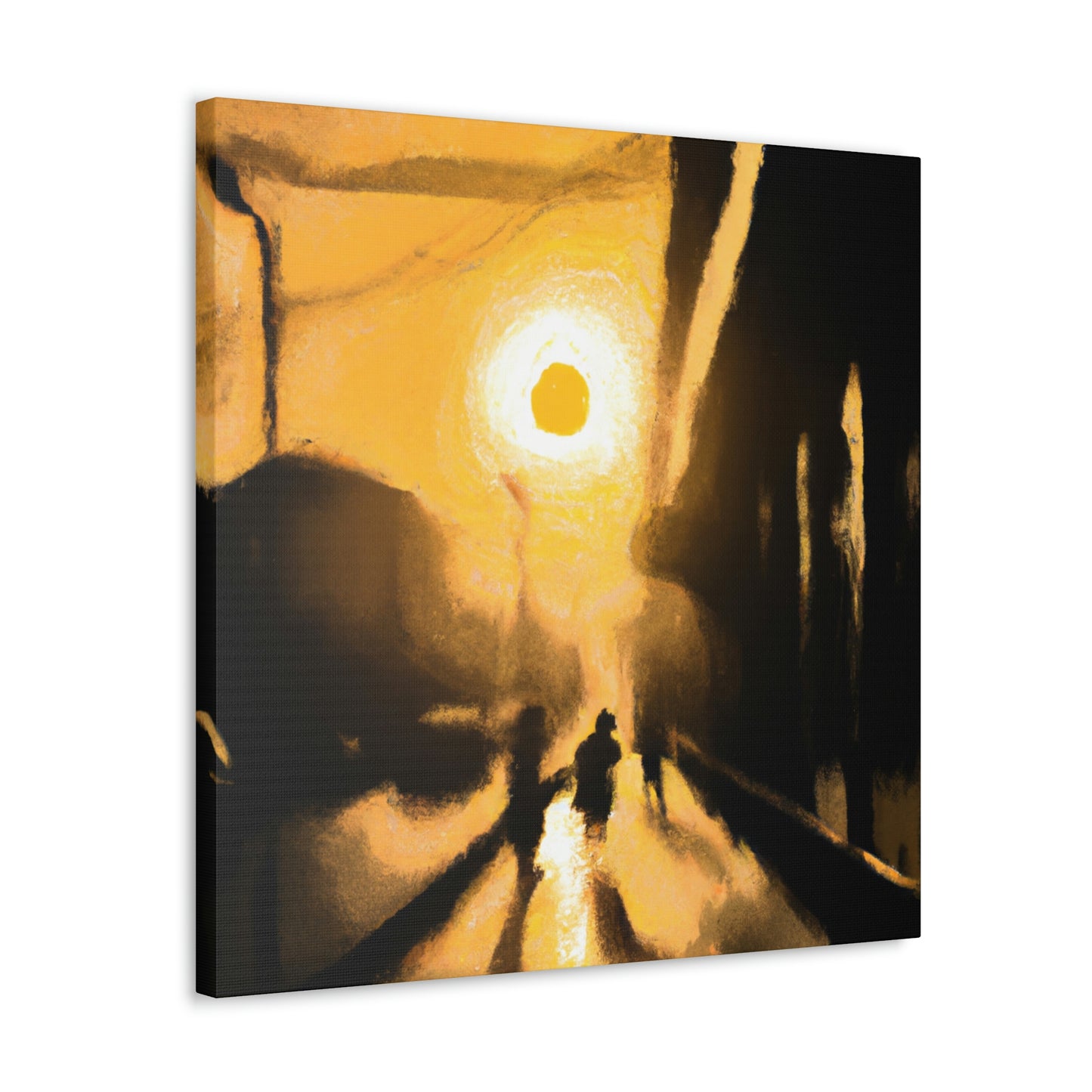 "City Sunrise: An Artistic Journey" - Canvas