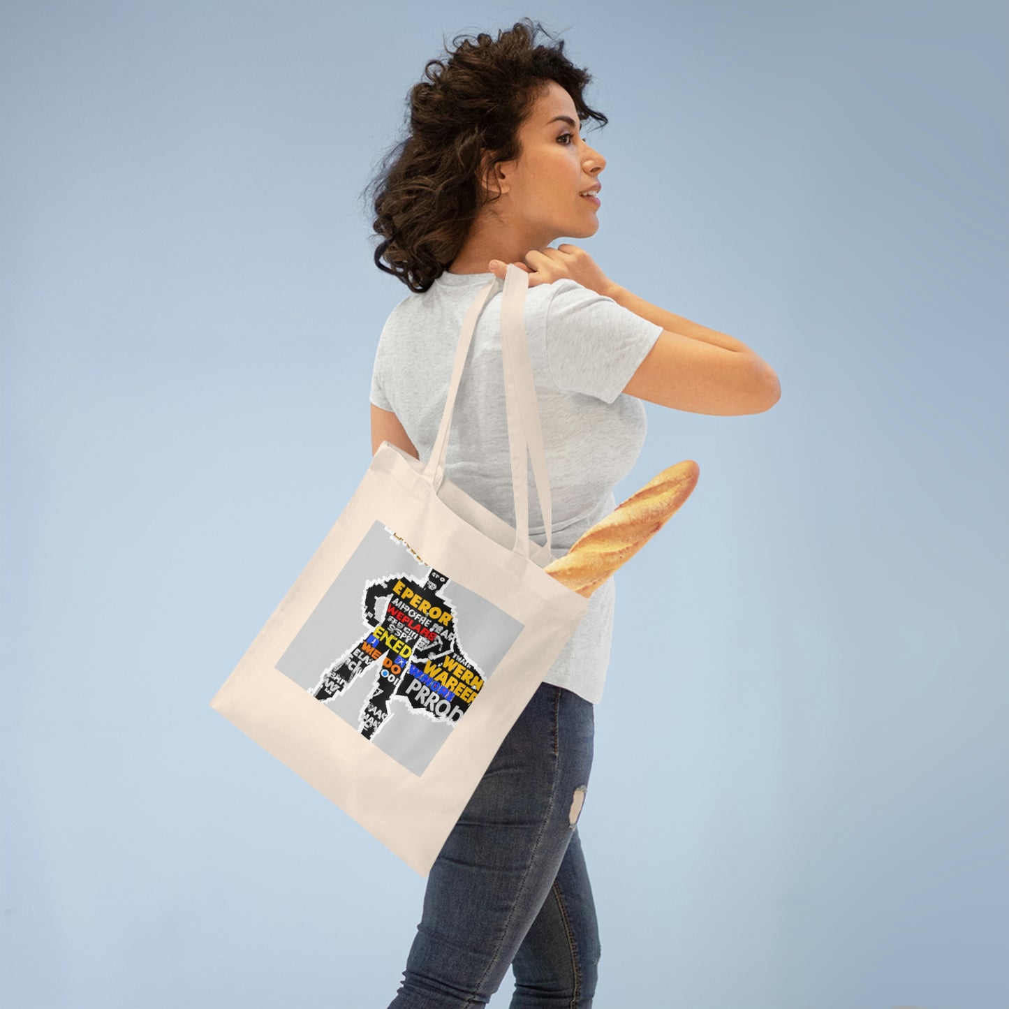 Superhero Word Pop Art - The Alien Tote Bag