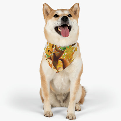 "Autumnal Adventure: A Fox's Unschief" - Das Alien Pet Bandana Halsband